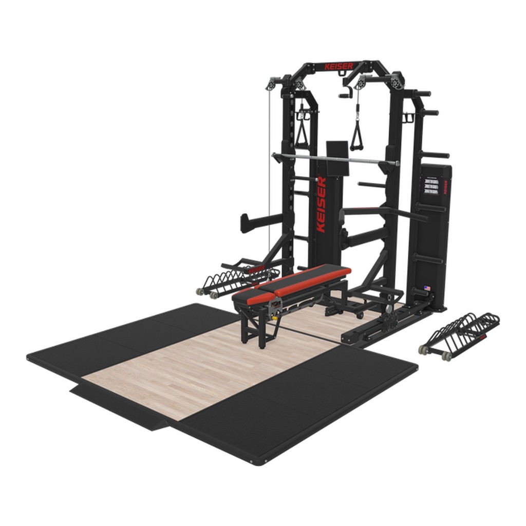 [Keiser__003103B4] Keiser A400 Half Rack 8'