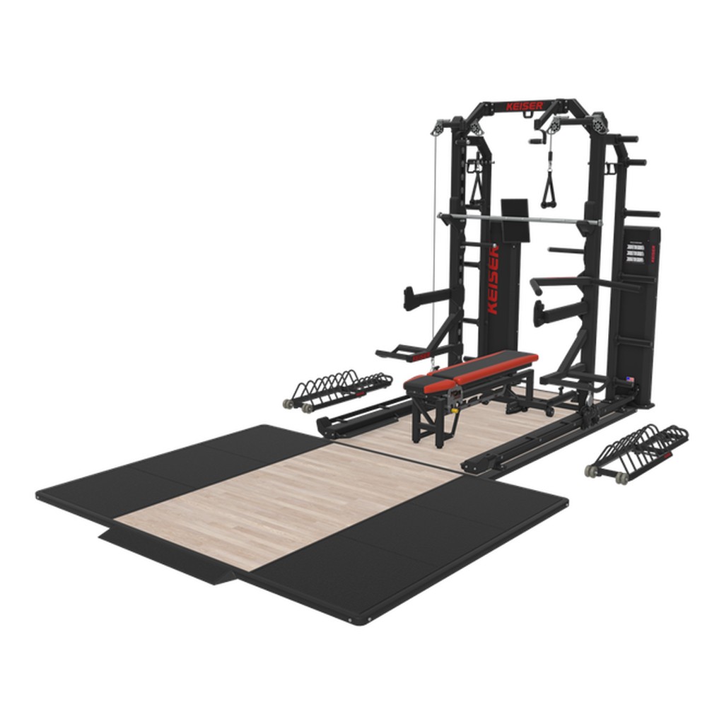 Keiser A400 Half Rack Long Base 8'
