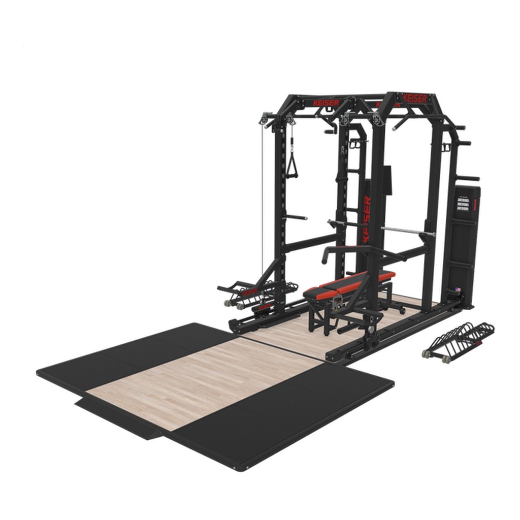 [Keiser__003110B4] Keiser A400 Power Rack 8'